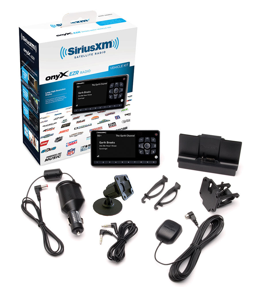onyX EZR SiriusXM Receiver with Vehicle Installation Kit